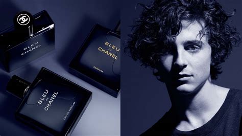 blue de chanel model|chanel timothee chalamet.